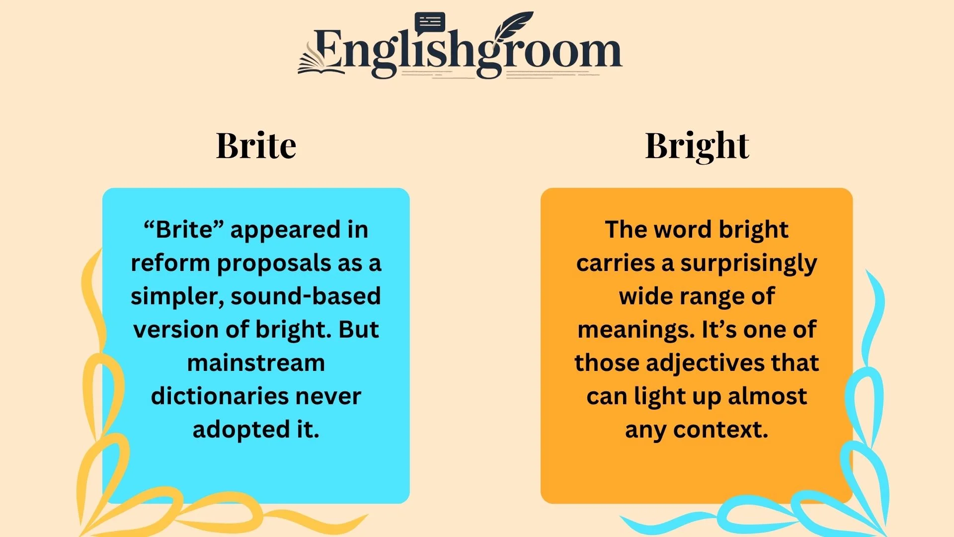 Brite vs Bright
