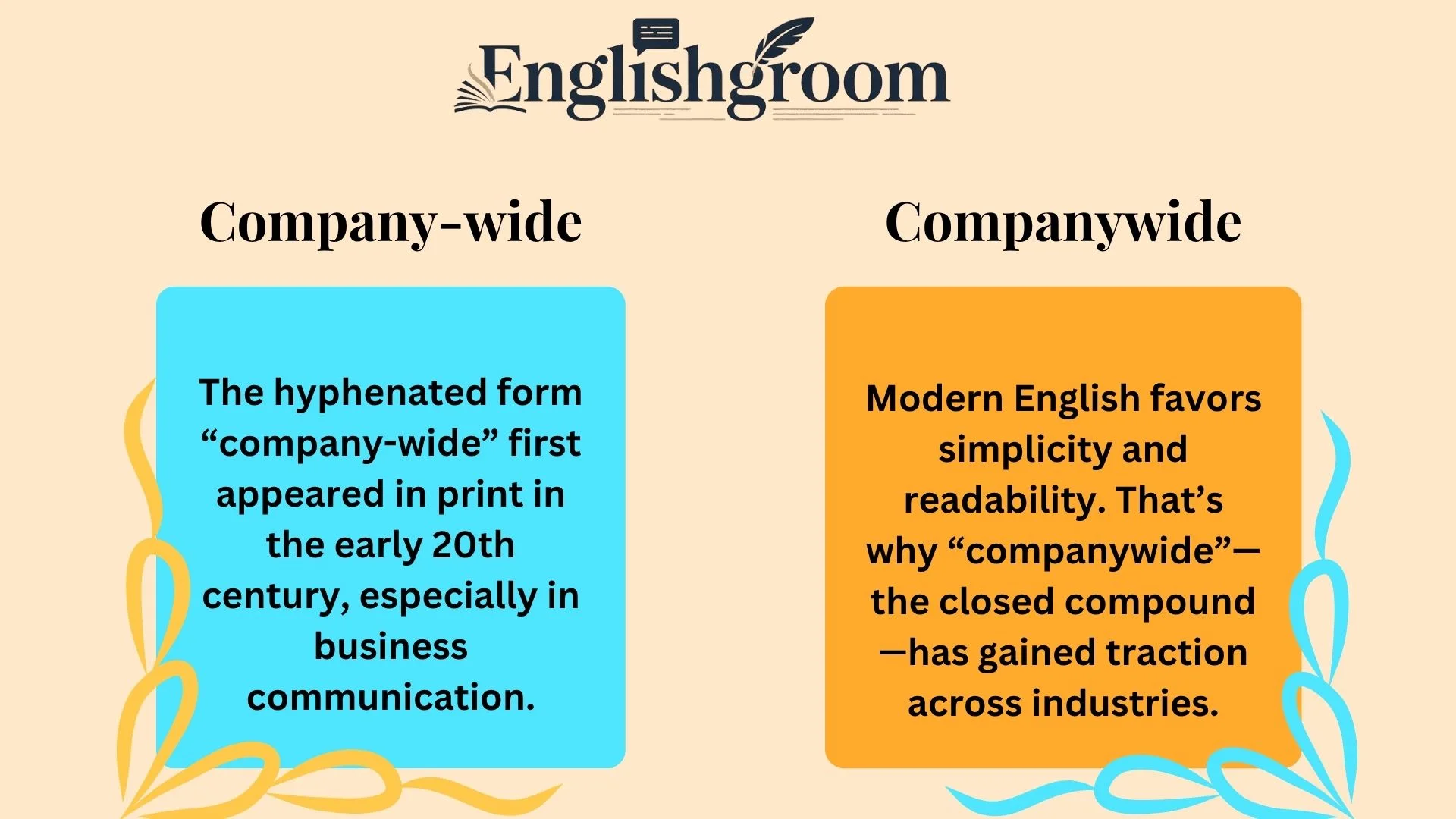 Company-wide vs. Companywide