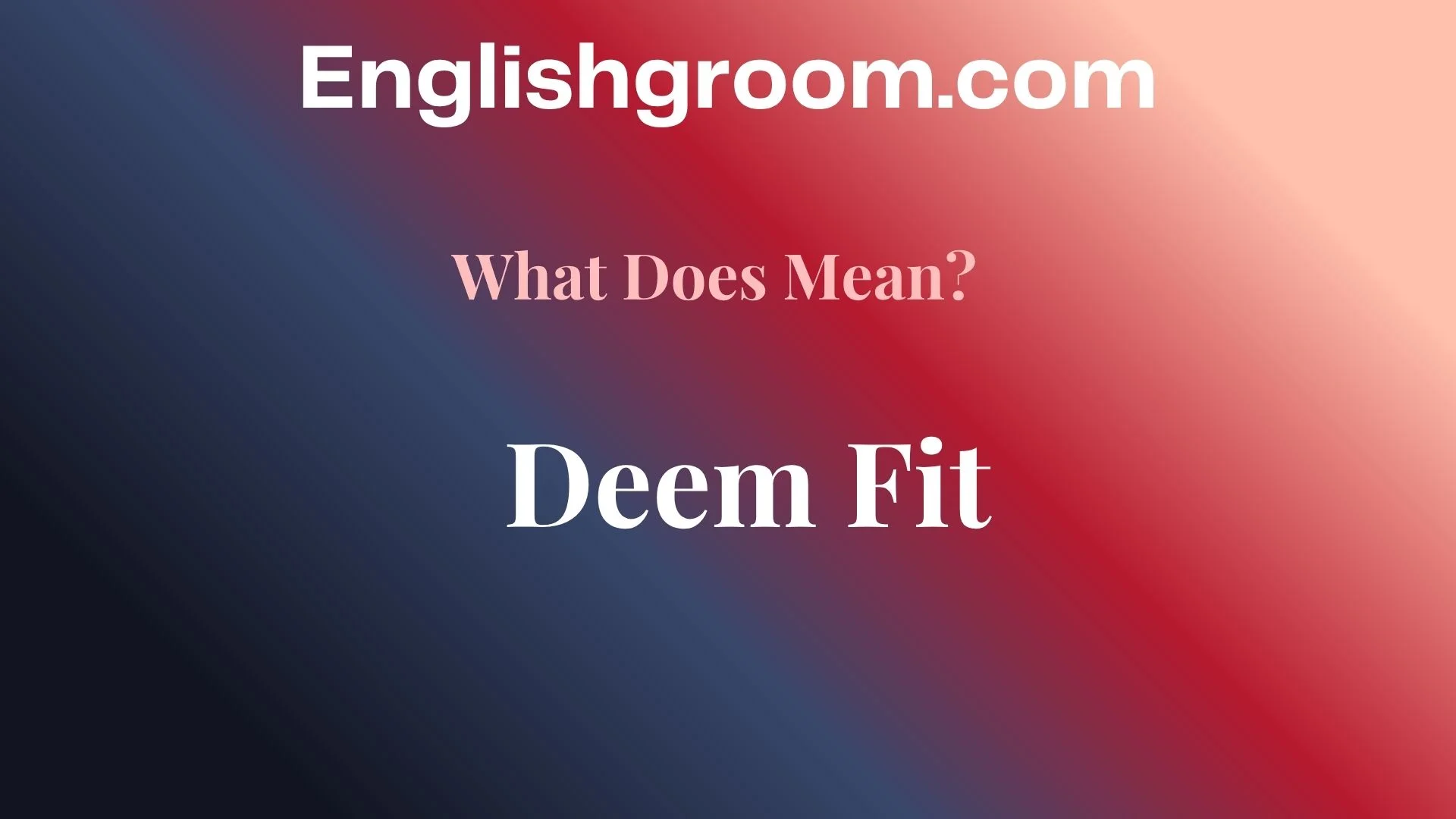 Deem Fit