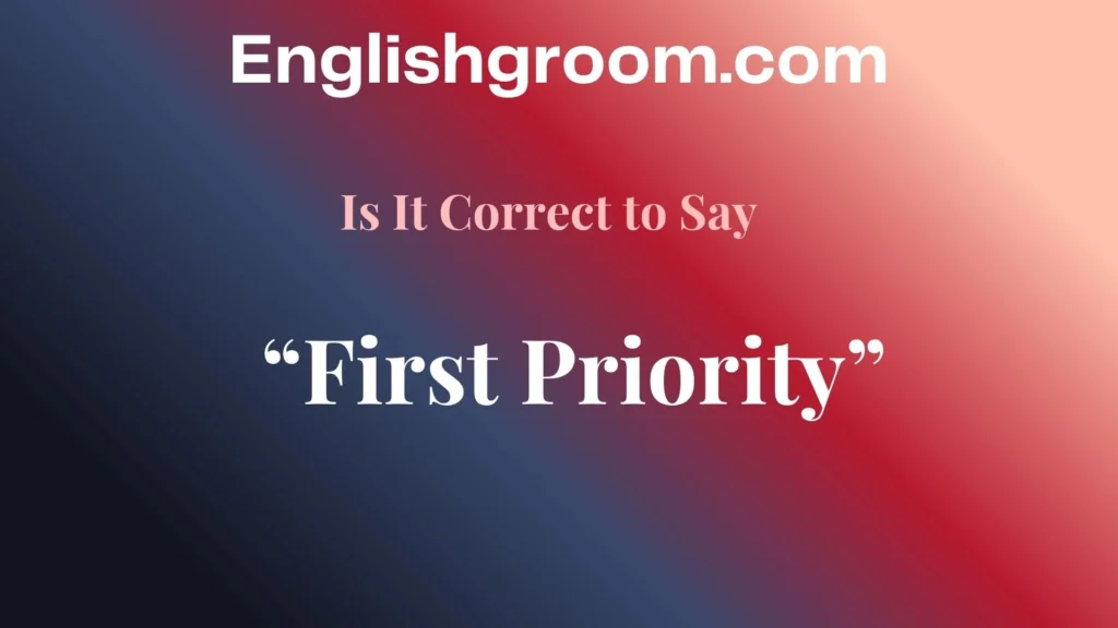 First Priority