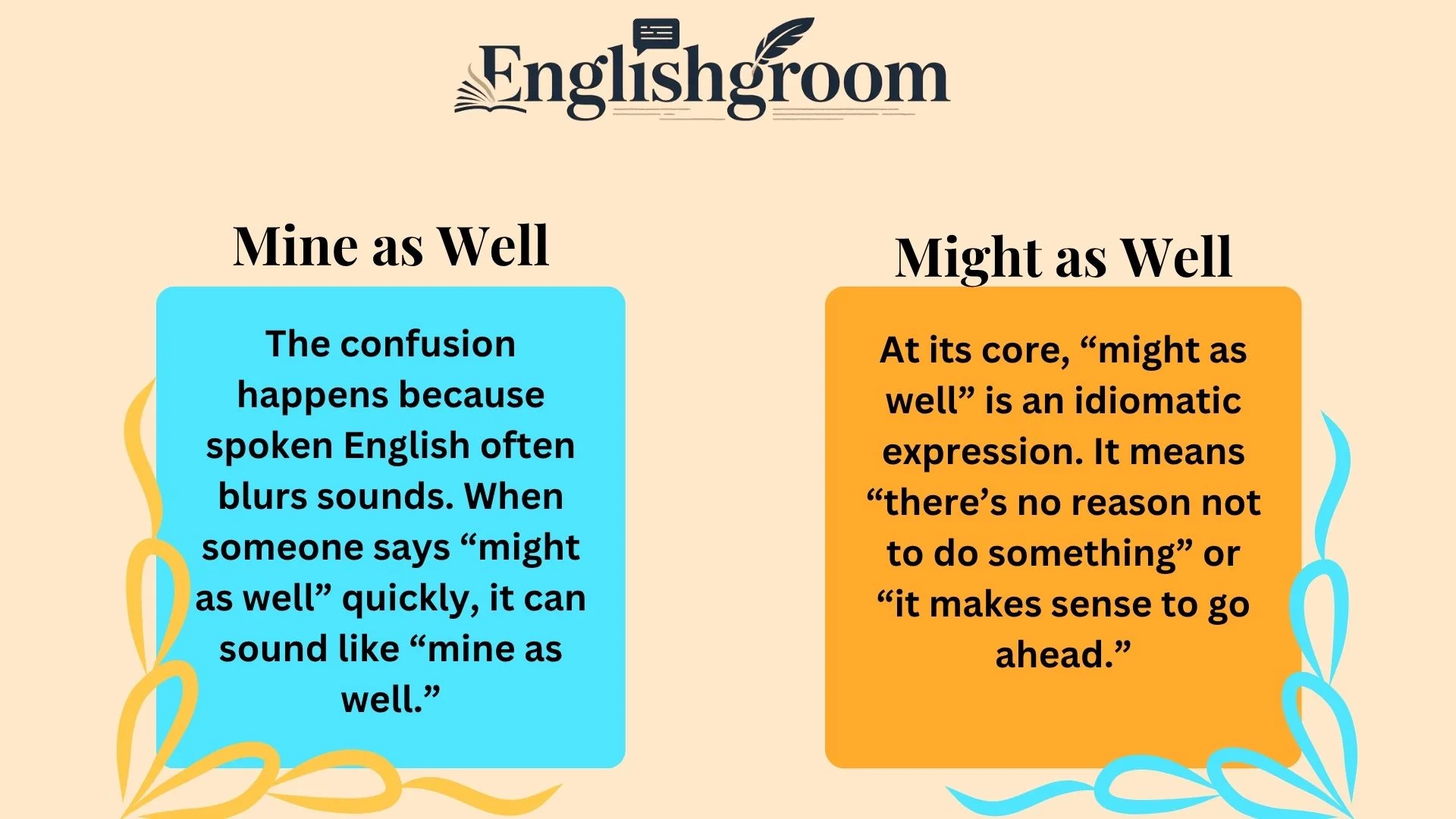 Mine as Well or Might as Well