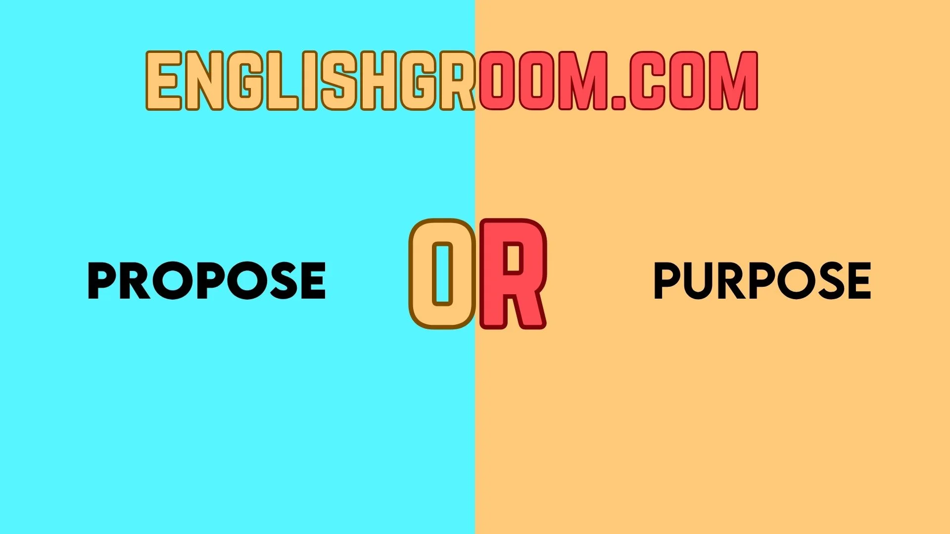 Propose vs Purpose