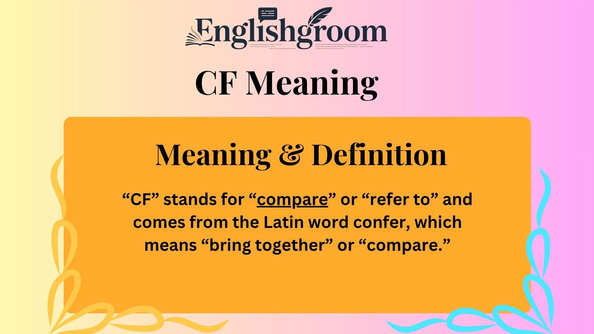 CF Meaning & Definition