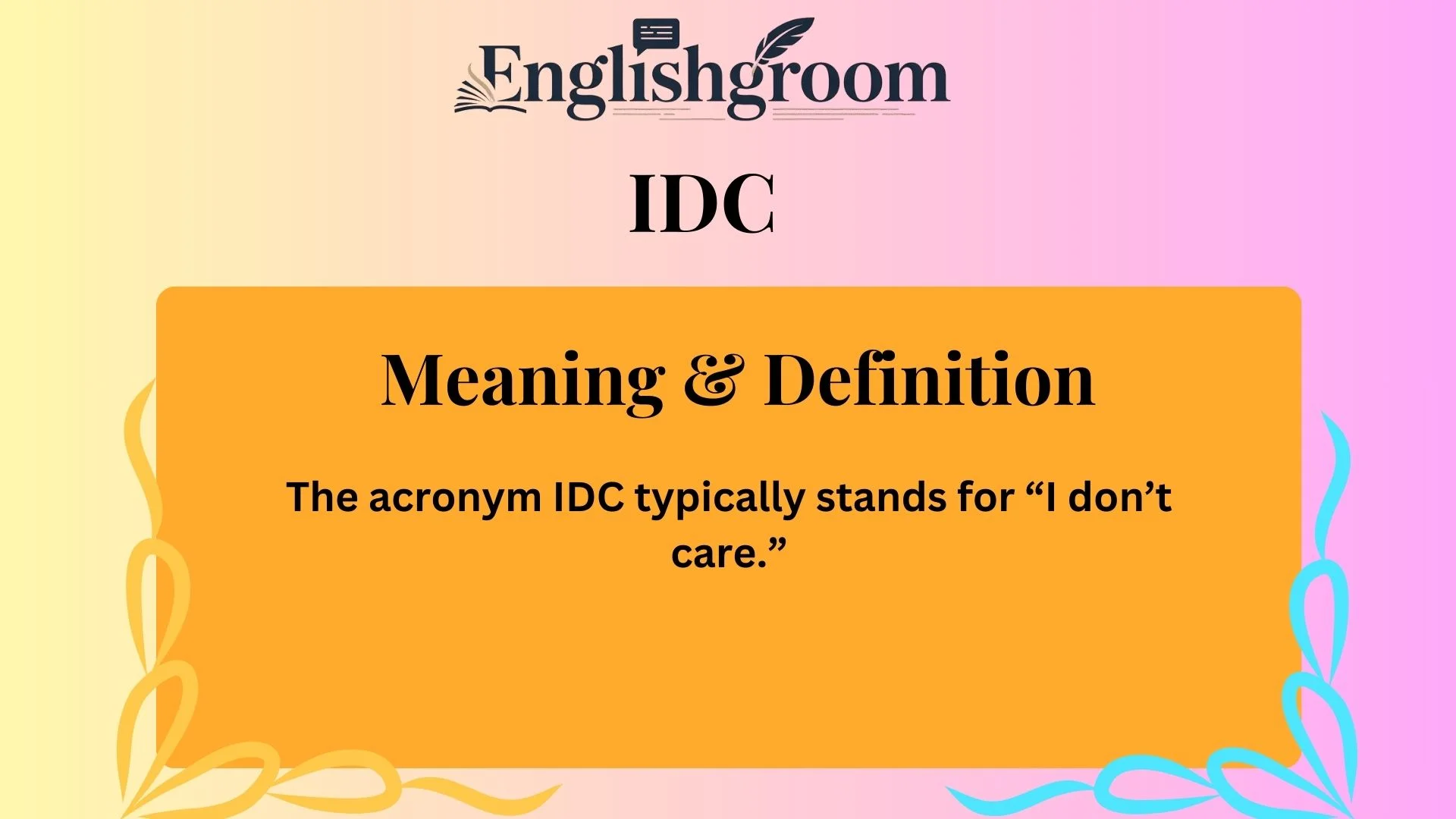 IDC Meaning & Definition