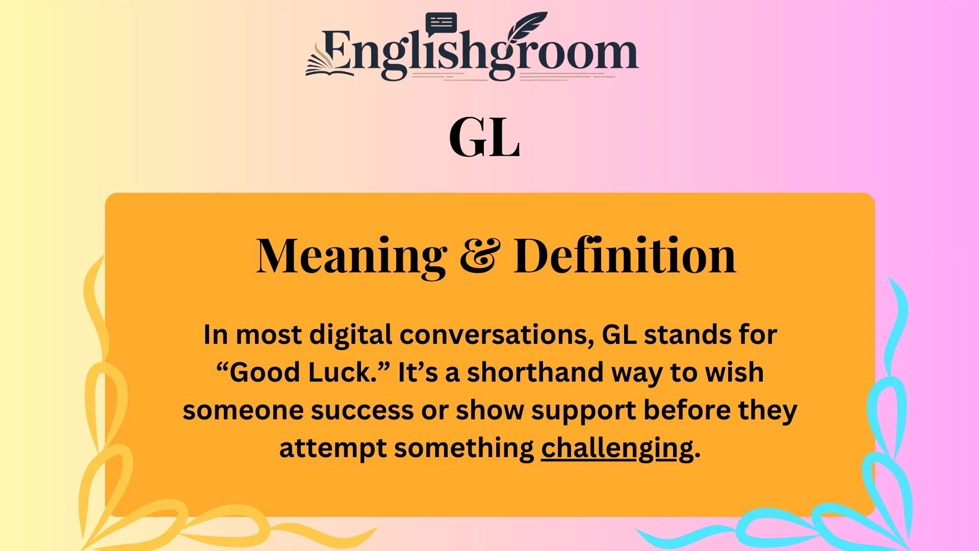 Meaning & Definition GL