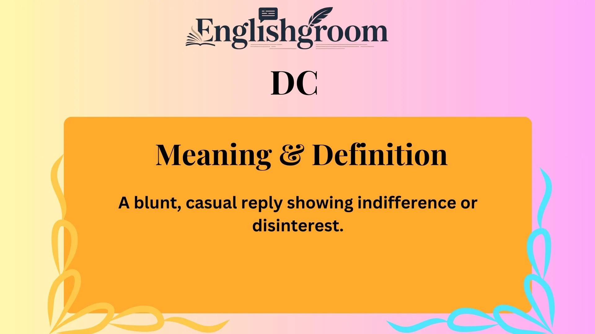 Meaning & Definition of “DC”