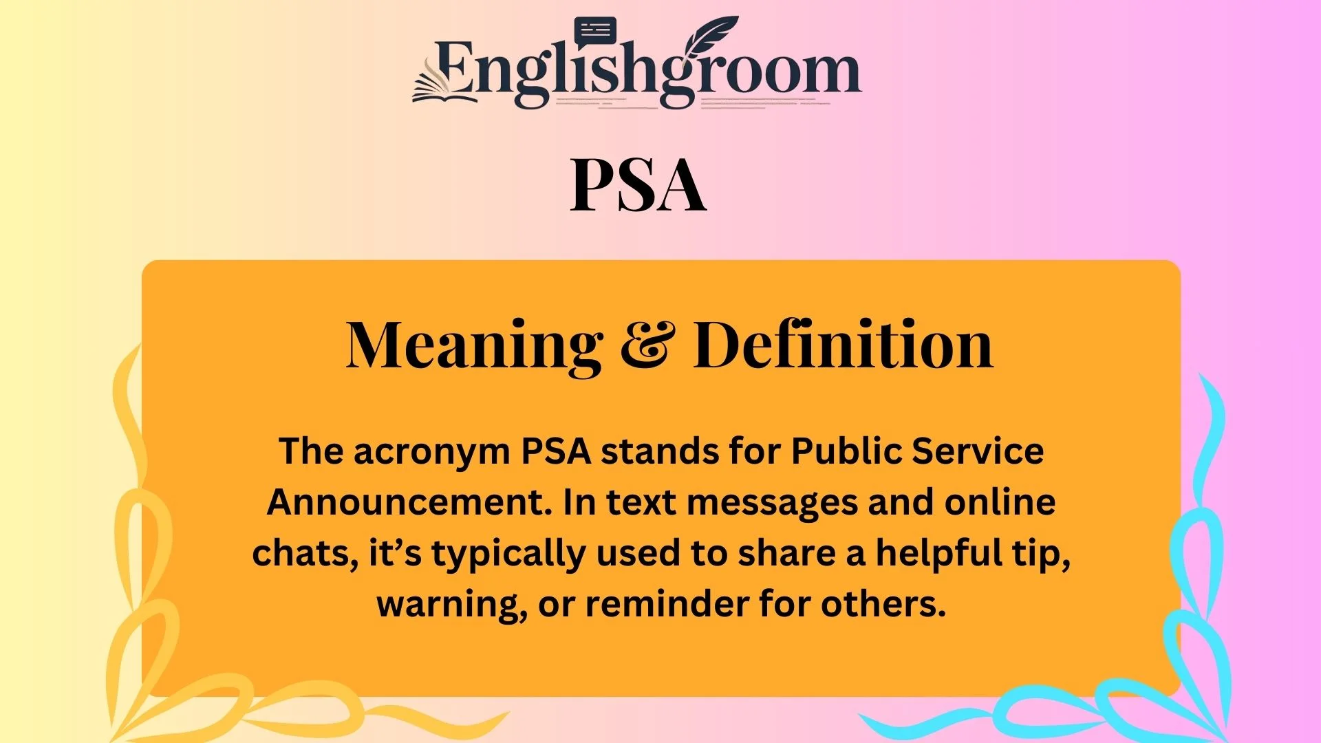 Meaning & Definition of PSA