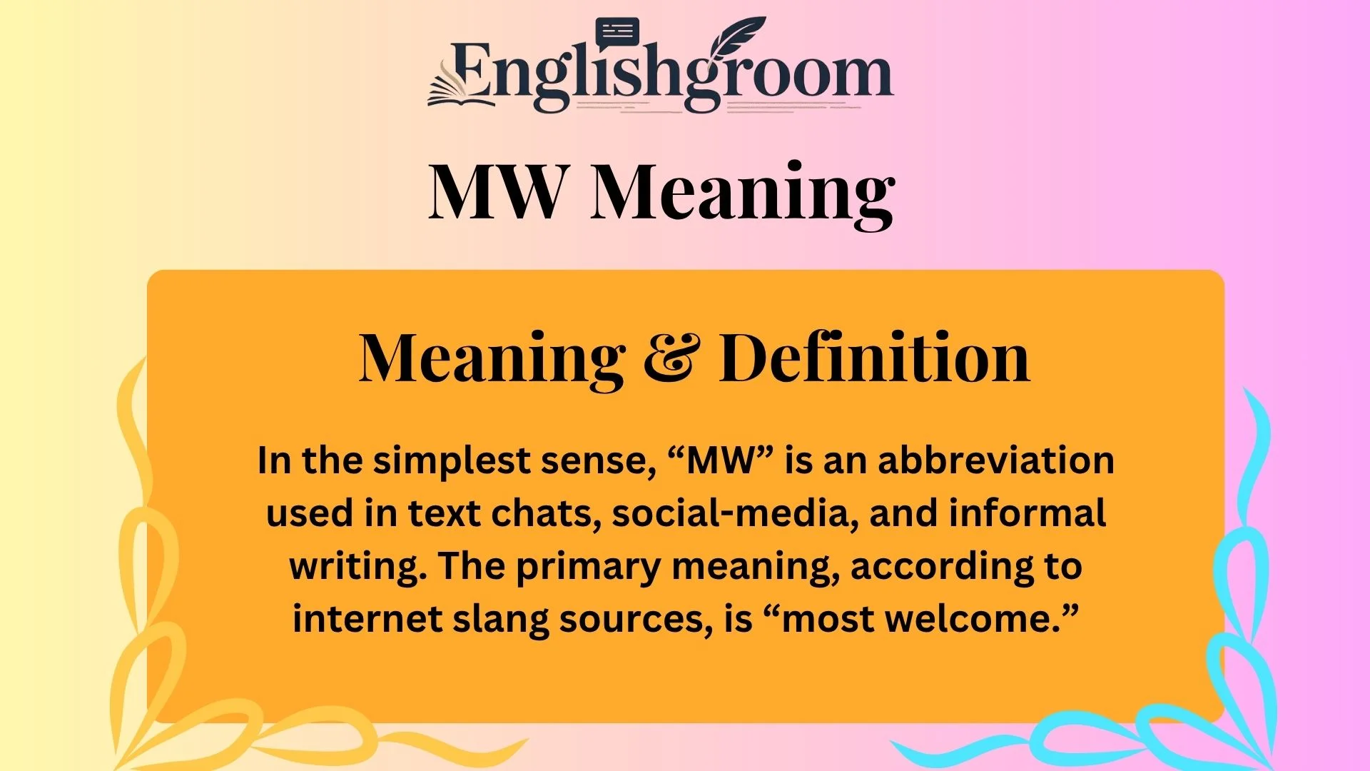 MW Meaning