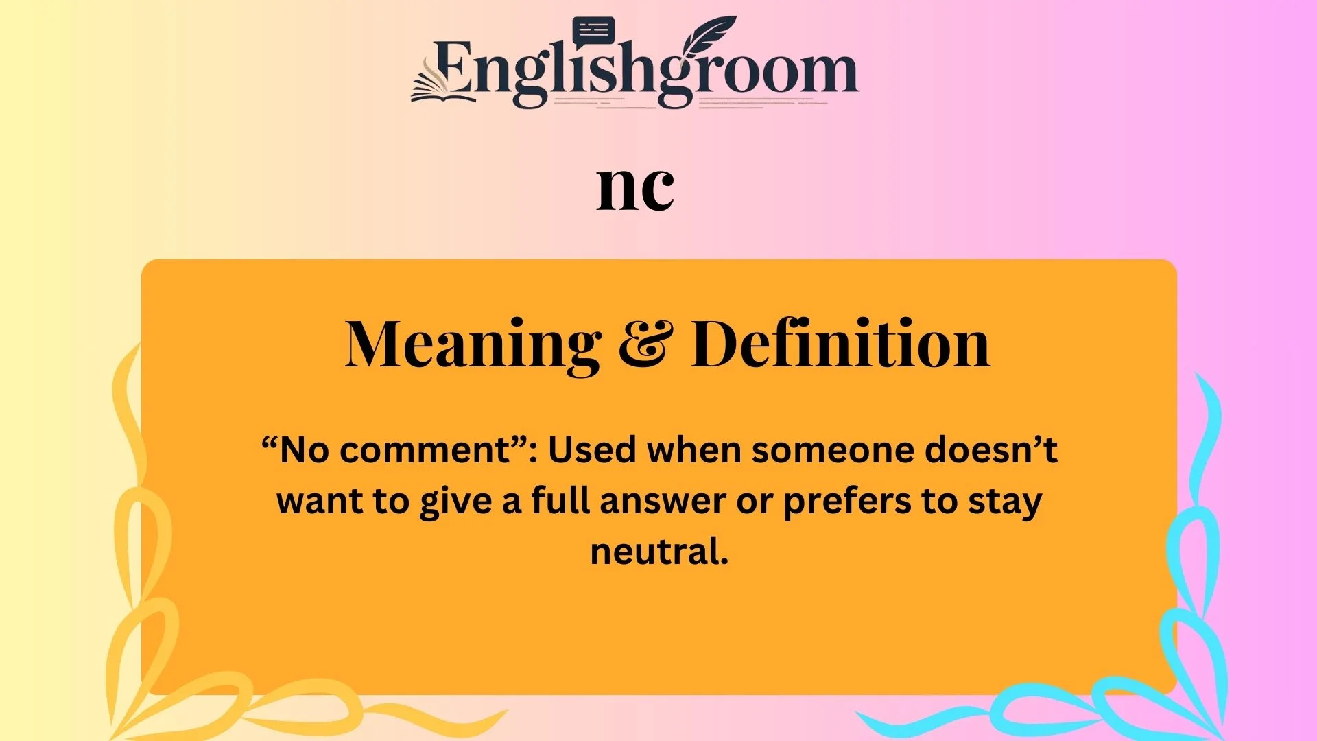 nc Meaning & Definition