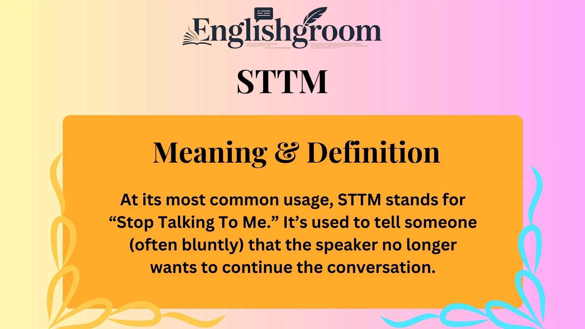 STTM meaning & Definition