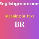 BR Meaning in Text