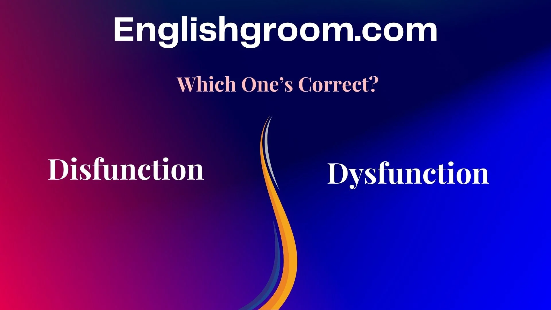 Disfunction vs Dysfunction 🧠 Understanding the Difference and Correct Usage