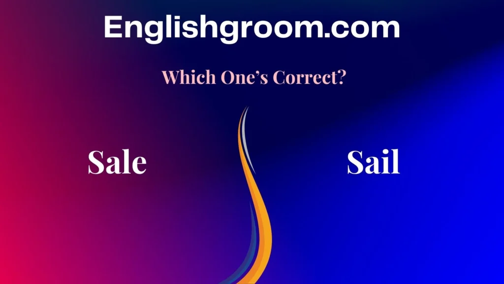 Sale vs Sail